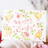 Yellow Chicks Happy Easter Scalloped Edge Greetings Card